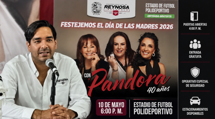 Pandora encabezará festejo del Día de las Madres