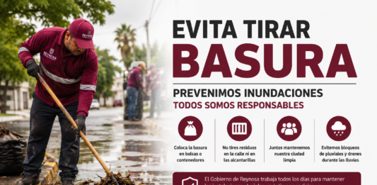 Gobierno de Reynosa refuerza limpieza pluvial