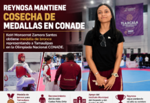 Reynosa mantiene cosecha de medallas en CONADE