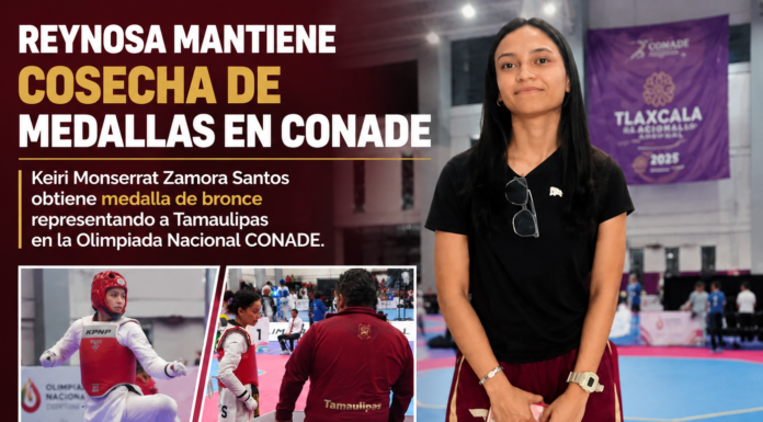 Reynosa mantiene cosecha de medallas en CONADE