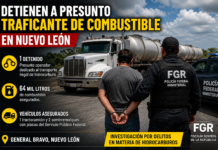 Detienen a presunto traficante de combustible y aseguran 64 mil litros en Nuevo León