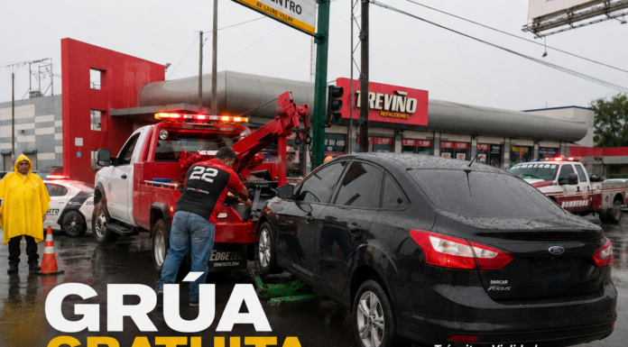 Servicio de grúa en Matamoros brinda apoyo gratuito
