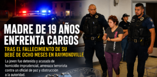 Bebé de ocho meses pierde la vida; madre de 19 años enfrenta cargos en Raymondville