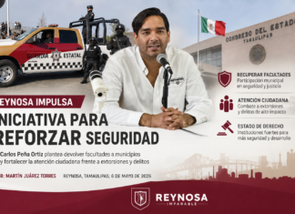 Reynosa impulsa iniciativa para reforzar seguridad