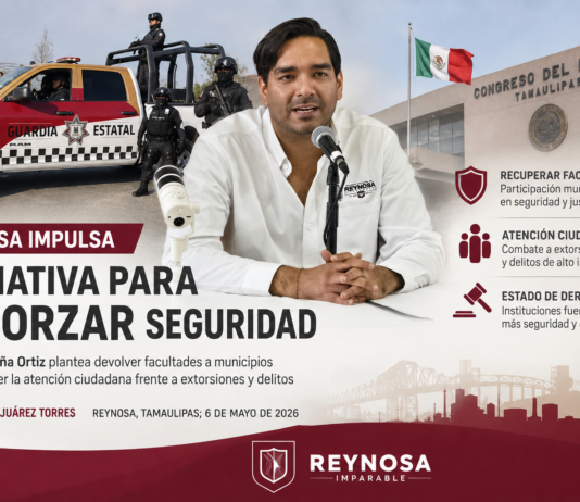 Reynosa impulsa iniciativa para reforzar seguridad