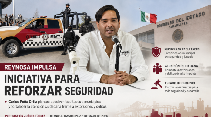 Reynosa impulsa iniciativa para reforzar seguridad
