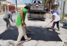 Avanza campaña intensiva de bacheo del Gobierno de Carlos Peña Ortiz en Reynosa