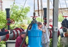 Fortalece COMAPA infraestructura sanitaria con instalación de bomba en Cárcamo 30