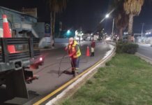Mantiene Gobierno de Carlos Peña Ortiz seguridad vial con limpieza de cruces peatonales