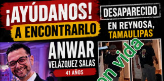 Localizan con vida a Anwar Velázquez Salas; rinde declaración ante la Fiscalía de Tamaulipas