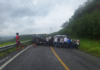 Accidente provoca cierre total de la carretera Victoria–Llera; reportan dos personas lesionadas