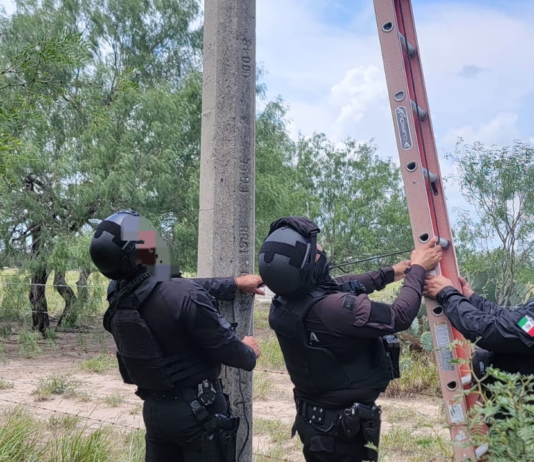Guardia Estatal asegura cámara de vigilancia irregular en Gustavo Díaz Ordaz