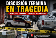 Matan a hombre tras una discusión en pleno centro de Matamoros; agresor escapó