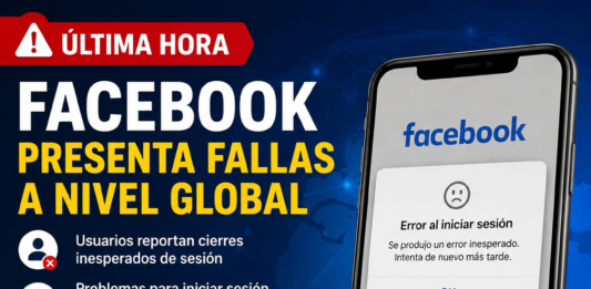 Usuarios reportan fallas en Facebook; también se registran problemas en Instagram y Messenger