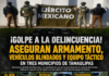 Operativos en Tamaulipas dejan aseguramiento de armamento y vehículos con blindaje artesanal