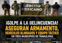 Operativos en Tamaulipas dejan aseguramiento de armamento y vehículos con blindaje artesanal