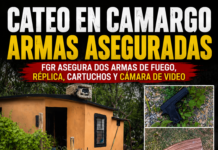 Cateo en Camargo deja armas, cartuchos y equipo de videovigilancia asegurados