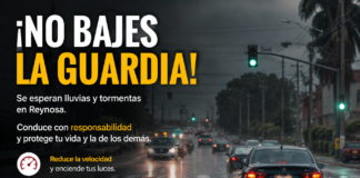 Protección Civil de Reynosa llama a extremar precauciones por lluvias y fuertes vientos