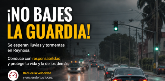 Protección Civil de Reynosa llama a extremar precauciones por lluvias y fuertes vientos