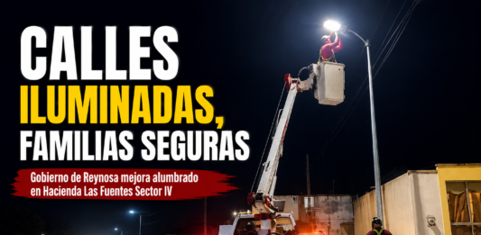 Carlos Peña Ortiz mejora alumbrado en Hacienda Las Fuentes IV