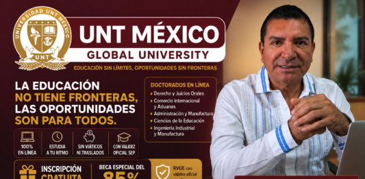 UNT México impulsa educación en línea con becas y programas de licenciatura y doctorado