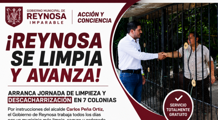Acción y Conciencia fortalece limpieza en siete colonias de Reynosa