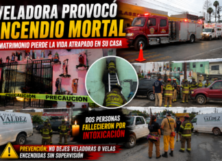 Tragedia en Nuevo Laredo: un incendio en vivienda deja sin vida a un matrimonio