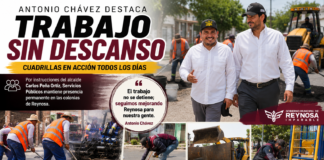 Antonio Chávez supervisa acciones permanentes para mejorar servicios en Reynosa