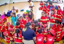Imparte Gobierno de Carlos Peña Ortiz prácticas de primeros auxilios en campamento del IMD