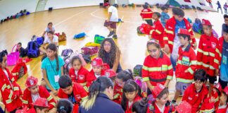 Imparte Gobierno de Carlos Peña Ortiz prácticas de primeros auxilios en campamento del IMD
