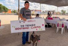 Fortalece Gobierno de Carlos Peña Ortiz salud animal con Brigada en Villa Esmeralda