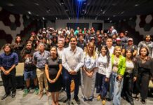 Alimenta el cuerpo y el alma», Alcalde Carlos Peña Ortiz reconoce a jóvenes del Festival Nacional de Proyección de Cortometrajes