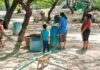 Área ejidal de Reynosa también es atendida con reparto de agua potable