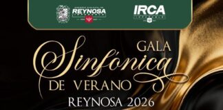 Hoy Gala Sinfónica de Verano Reynosa 2026 en el Auditorio II del IRCA Longoria