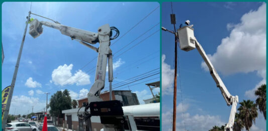 Reynosa mantiene atención permanente al alumbrado público para mejorar la seguridad urbana
