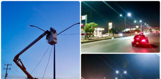 Operativo nocturno de alumbrado público avanza con nuevas acciones en diversos sectores de Reynosa