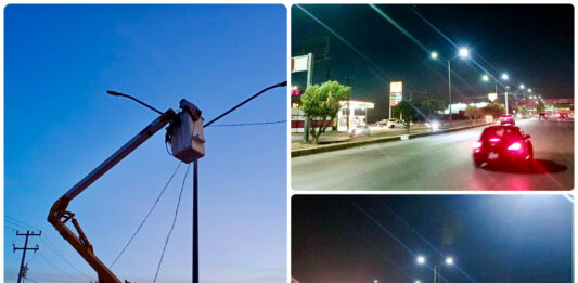 Operativo nocturno de alumbrado público avanza con nuevas acciones en diversos sectores de Reynosa