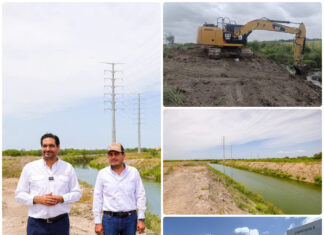 Gobierno de Reynosa intensifica el desazolve de drenes para proteger a las familias durante la temporada de lluvias