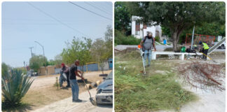 Gobierno de Reynosa fortalece el mantenimiento de plazas y parques en distintos sectores de la ciudad