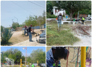 Gobierno de Reynosa fortalece el mantenimiento de plazas y parques en distintos sectores de la ciudad