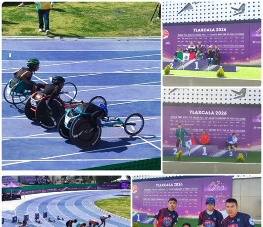Paratletas de Reynosa brillan en el World Para Athletics Grand Prix Tlaxcala con medallas de oro y plata