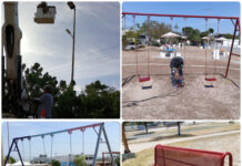 Carlos Peña Ortiz mantiene rehabilitación de plazas para mejorar espacios públicos en Reynosa