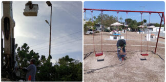 Carlos Peña Ortiz mantiene rehabilitación de plazas para mejorar espacios públicos en Reynosa