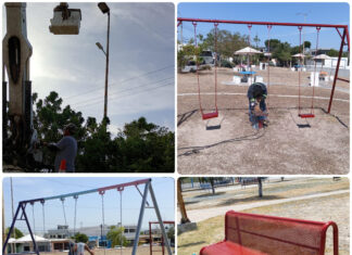 Carlos Peña Ortiz mantiene rehabilitación de plazas para mejorar espacios públicos en Reynosa