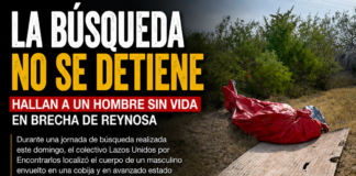 Hallazgo durante jornada de búsqueda en Reynosa; colectivo localiza cuerpo de un hombre