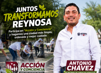 Antonio Chávez llama a la ciudadanía a participar en el cuidado de Reynosa