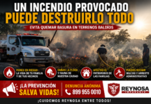 Protección Civil de Reynosa llama a evitar la quema de basura para prevenir incendios