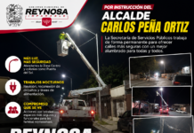 Carlos Peña Ortiz impulsa mejoras al alumbrado público