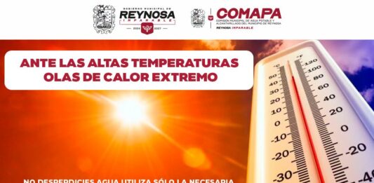 Llama COMAPA a reforzar el cuidado del agua durante la temporada de altas temperaturas