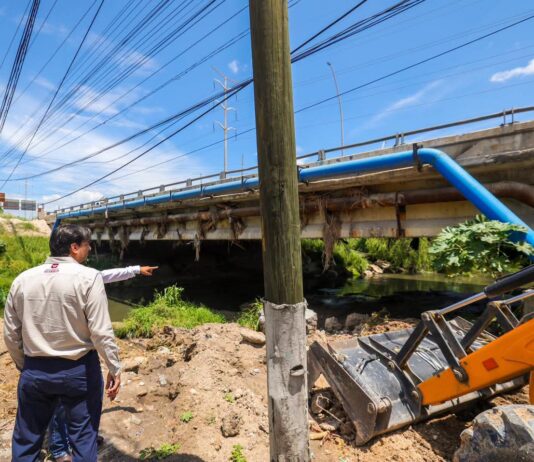 Supervisó Carlos Peña Ortiz rehabilitación de puente vehicular en la Jacinto López II